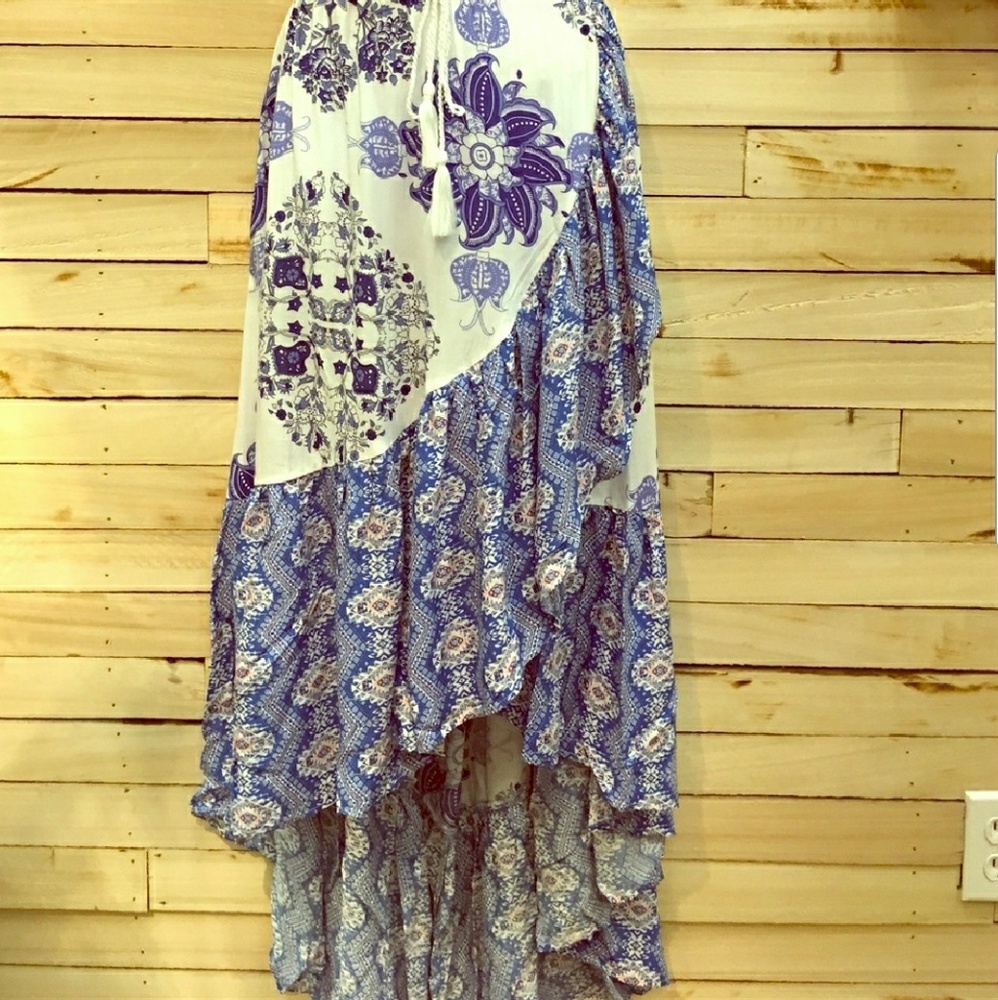 Bohemian plus size skirt